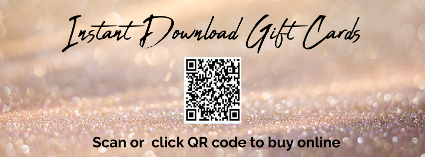 westfield instant download gift card with QR code